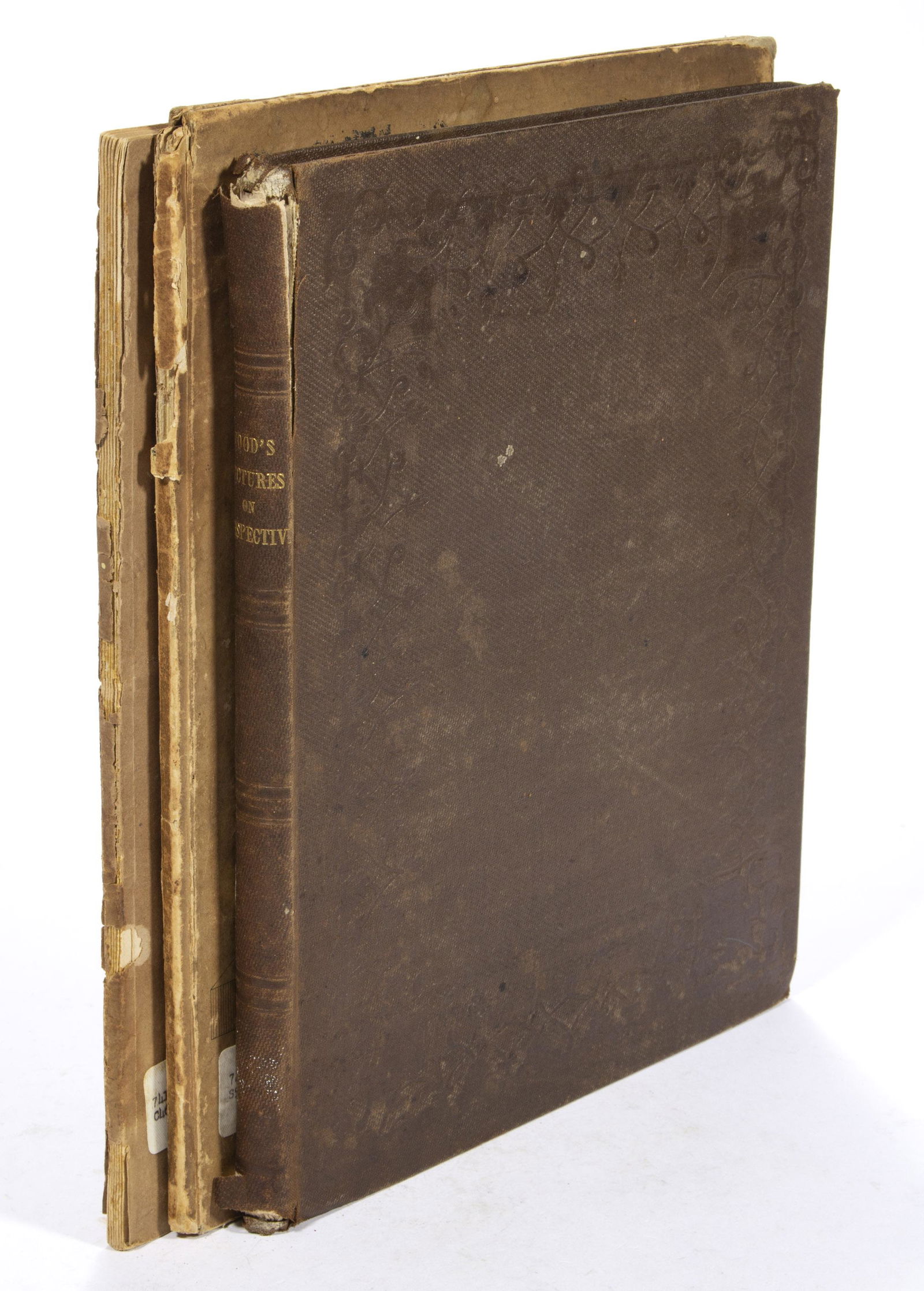 ANTIQUARIAN DRAWING FINE ART VOLUMES, LOT OF THREE (1 of 5)