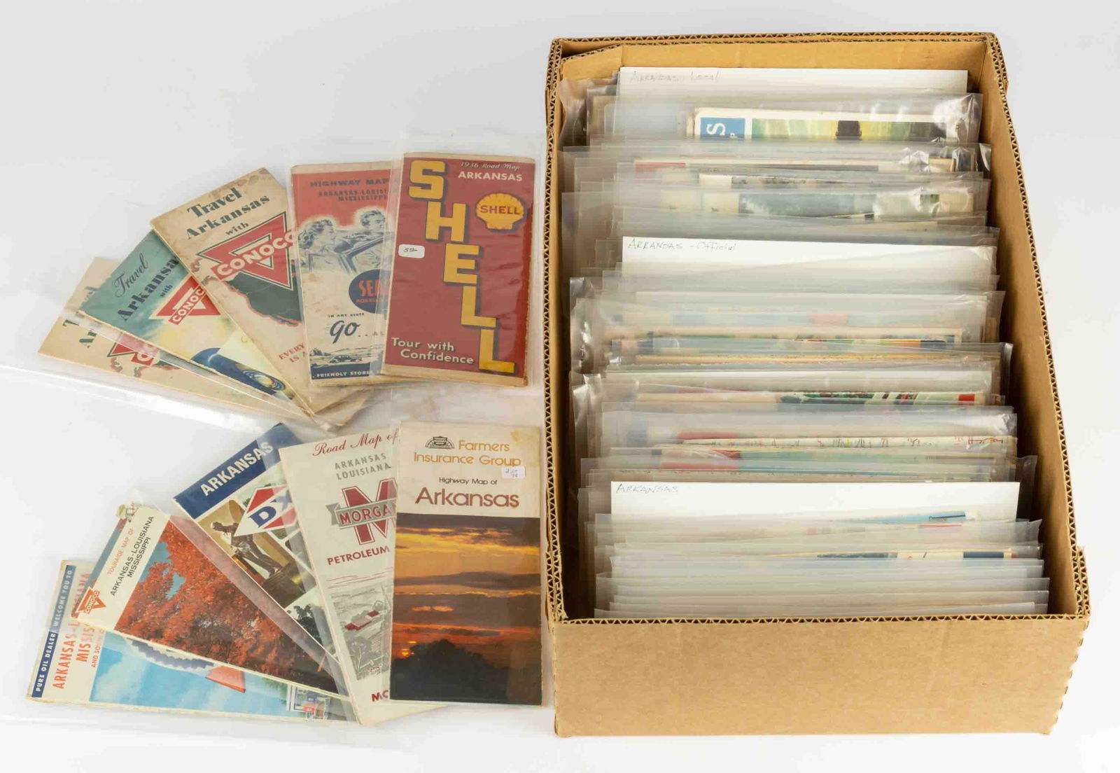 VINTAGE STATE MAPS / TRAVEL EPHEMERA, UNCOUNTED LOT (1 of 1)