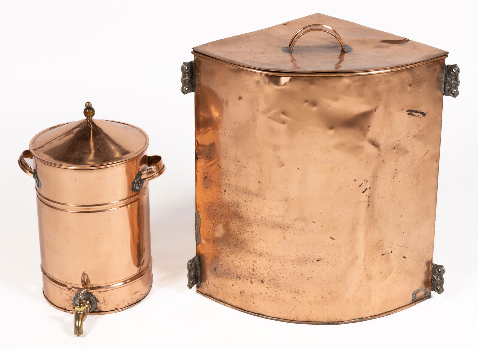 ASSORTED COPPER WATER ARTICLES, LOT OF TWO (1 of 2)