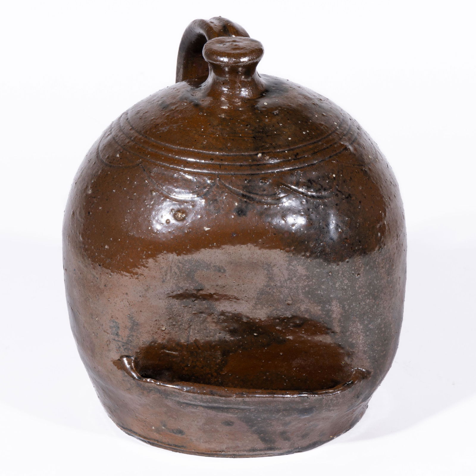 GEORGIA STONEWARE CHICKEN WATERER (1 of 5)