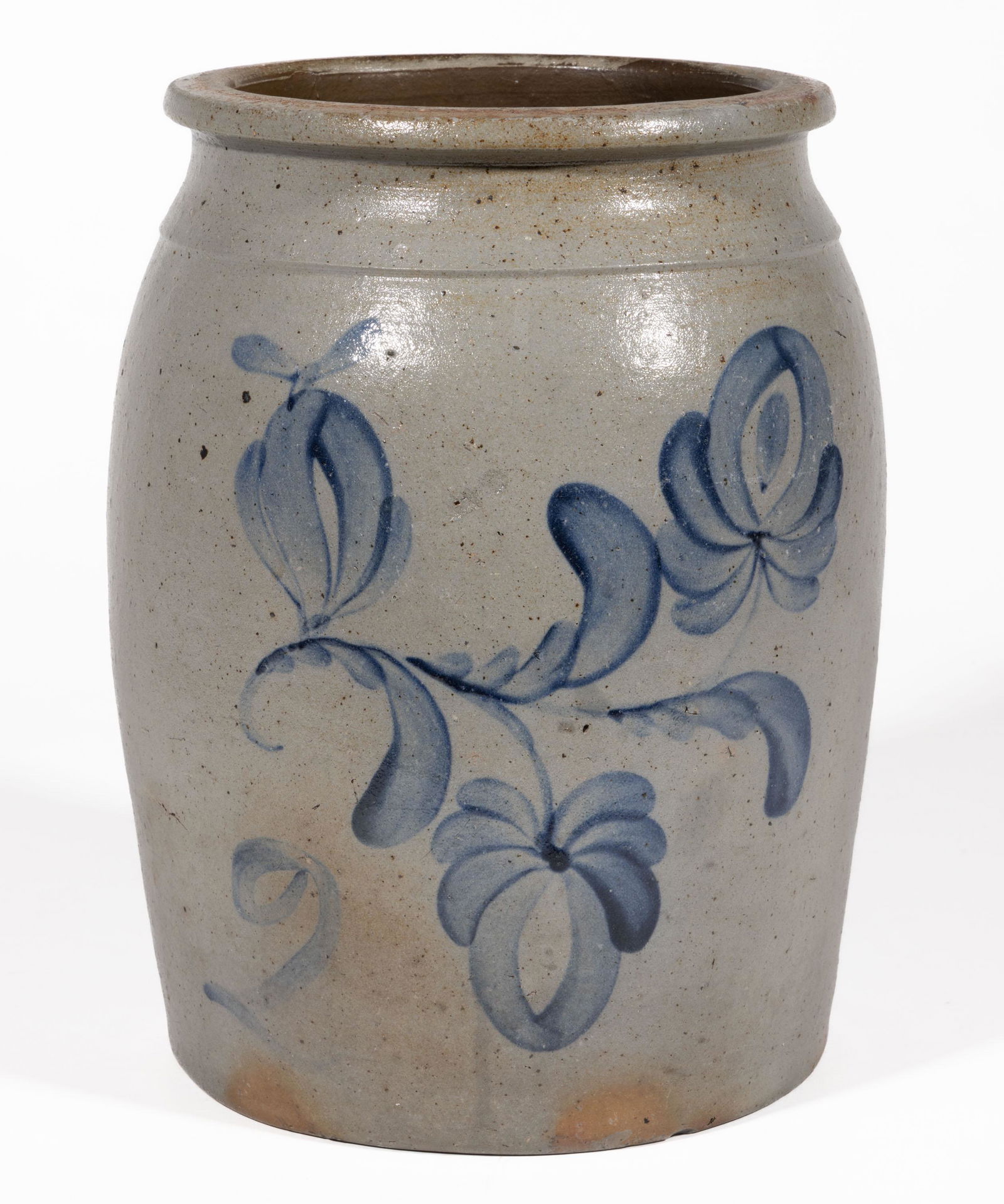 CENTRAL PENNSYLVANIA DECORATED STONEWARE JAR (1 of 5)