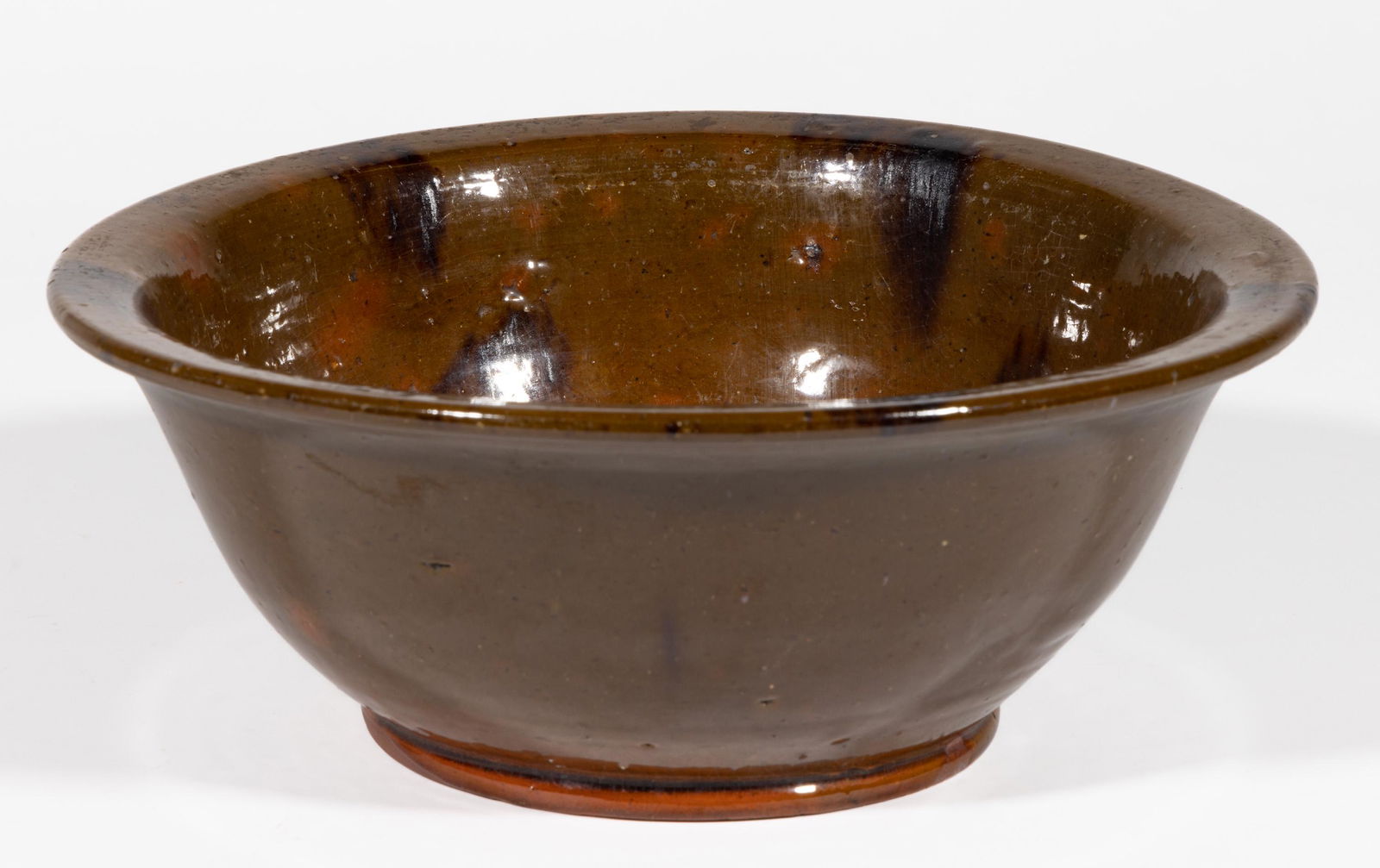 AMERICAN EARTHENWARE / REDWARE BOWL (1 of 3)