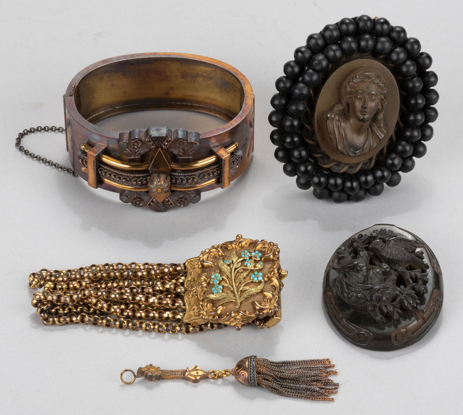 VICTORIAN / ANTIQUE JEWELRY, LOT OF FIVE (1 of 1)