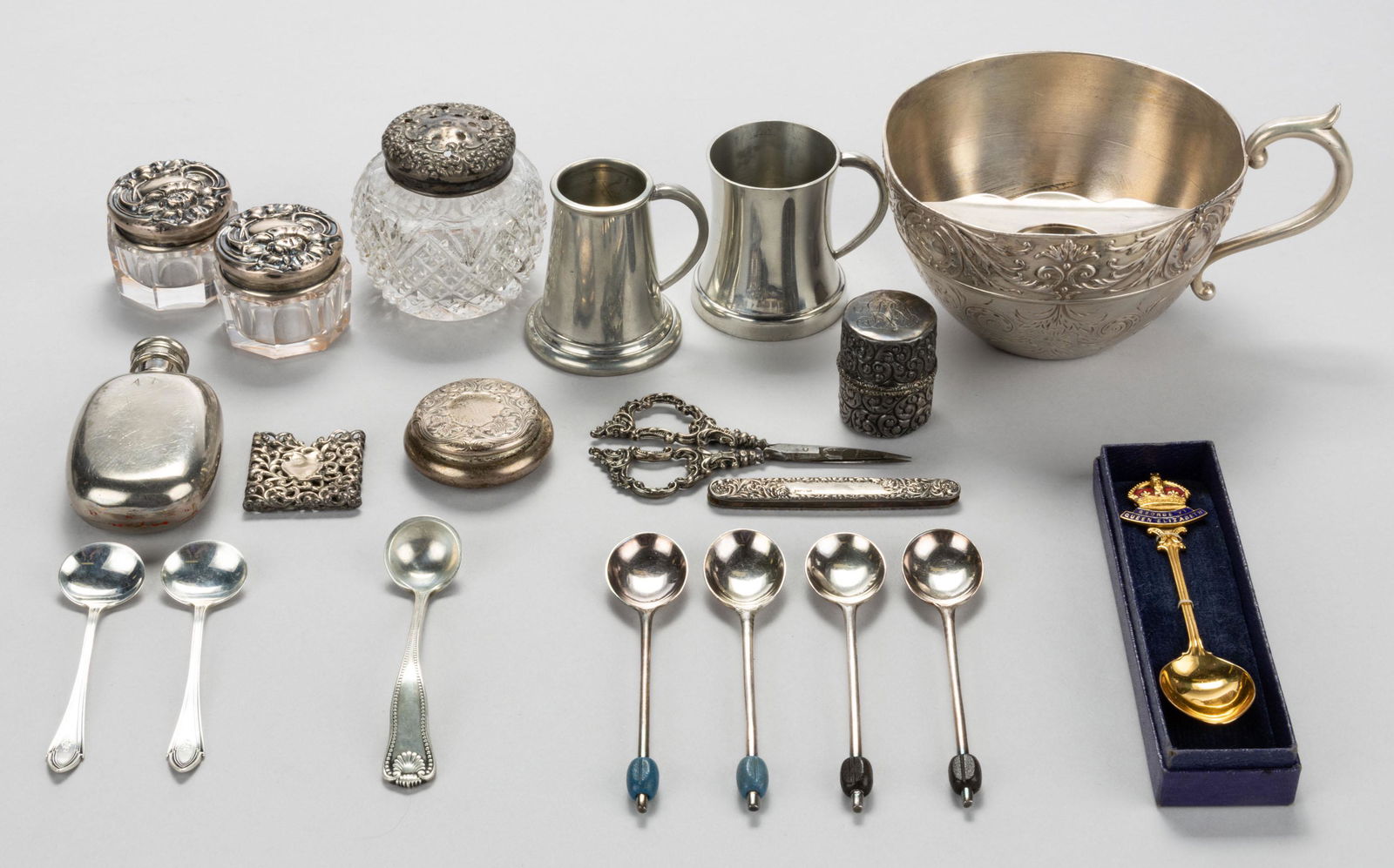 ASSORTED STERLING SILVER AND OTHER ARTICLES, LOT OF 20 (1 of 1)