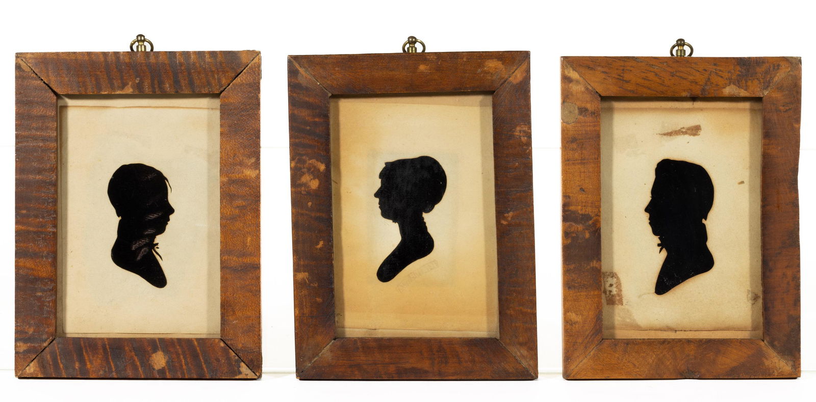 PEALE'S MUSEUM HOLLOW-CUT SILHOUETTES, LOT OF THREE (1 of 5)