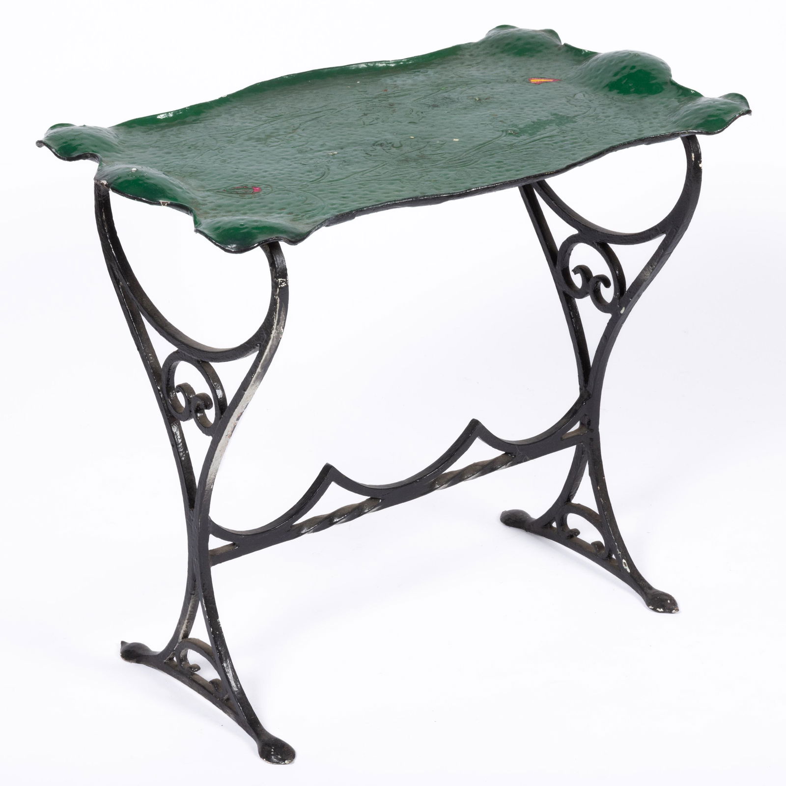 CAST-IRON PAINTED GARDEN PLANT STAND (1 of 4)