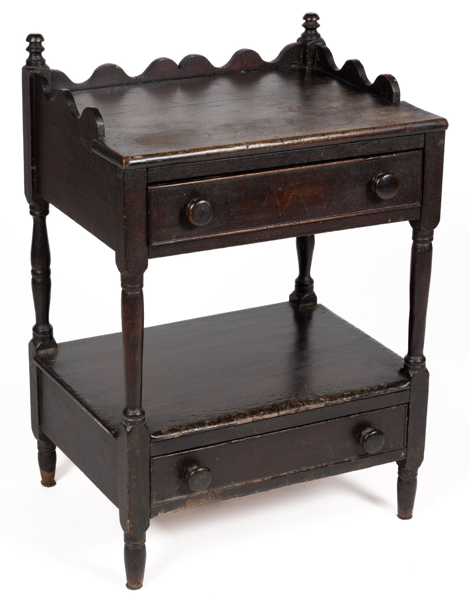 WESTERN MARYLAND LATE FEDERAL WALNUT WASHSTAND (1 of 7)