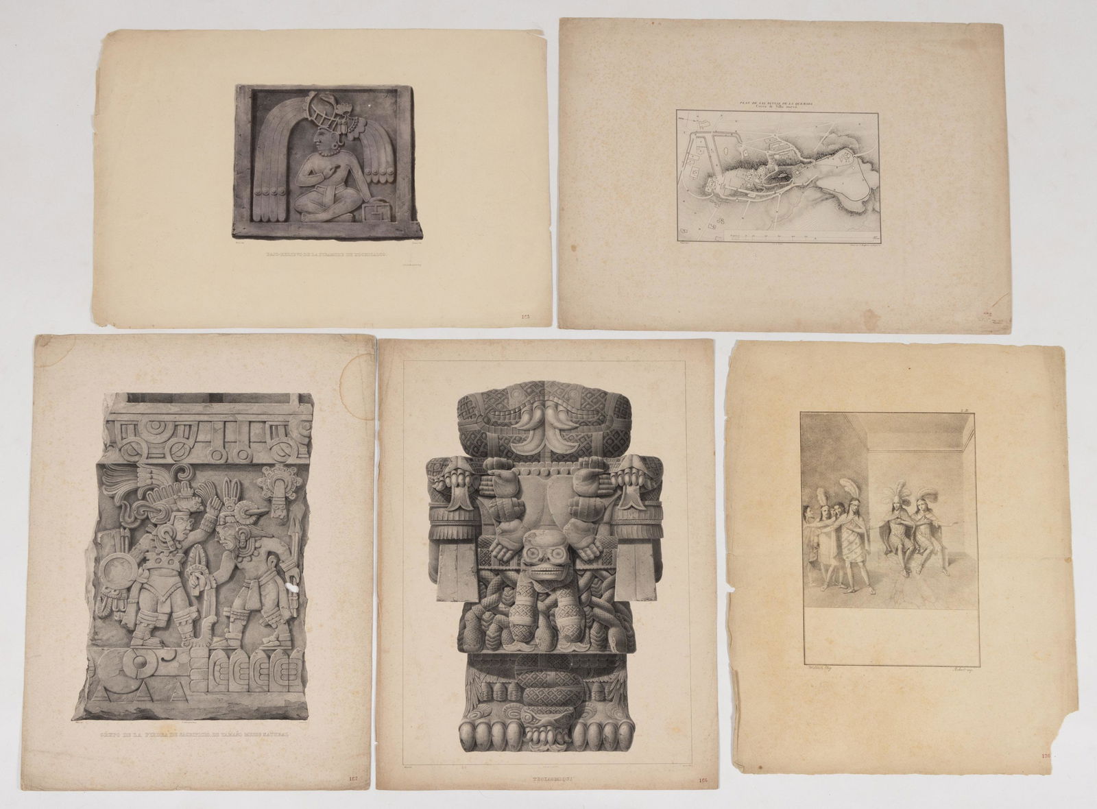 MEXICAN HISTORICAL PRINTS, LOT OF 25 (1 of 6)