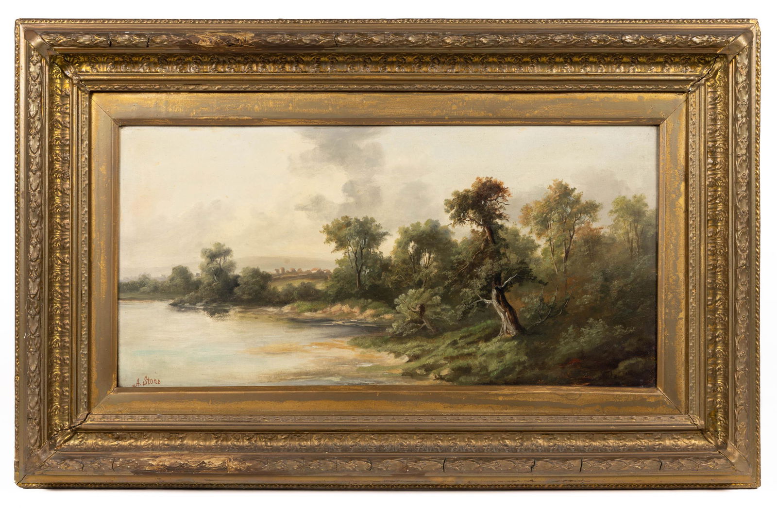 ADA STONE (BRITISH, 1879-1904) LANDSCAPE PAINTING (1 of 7)