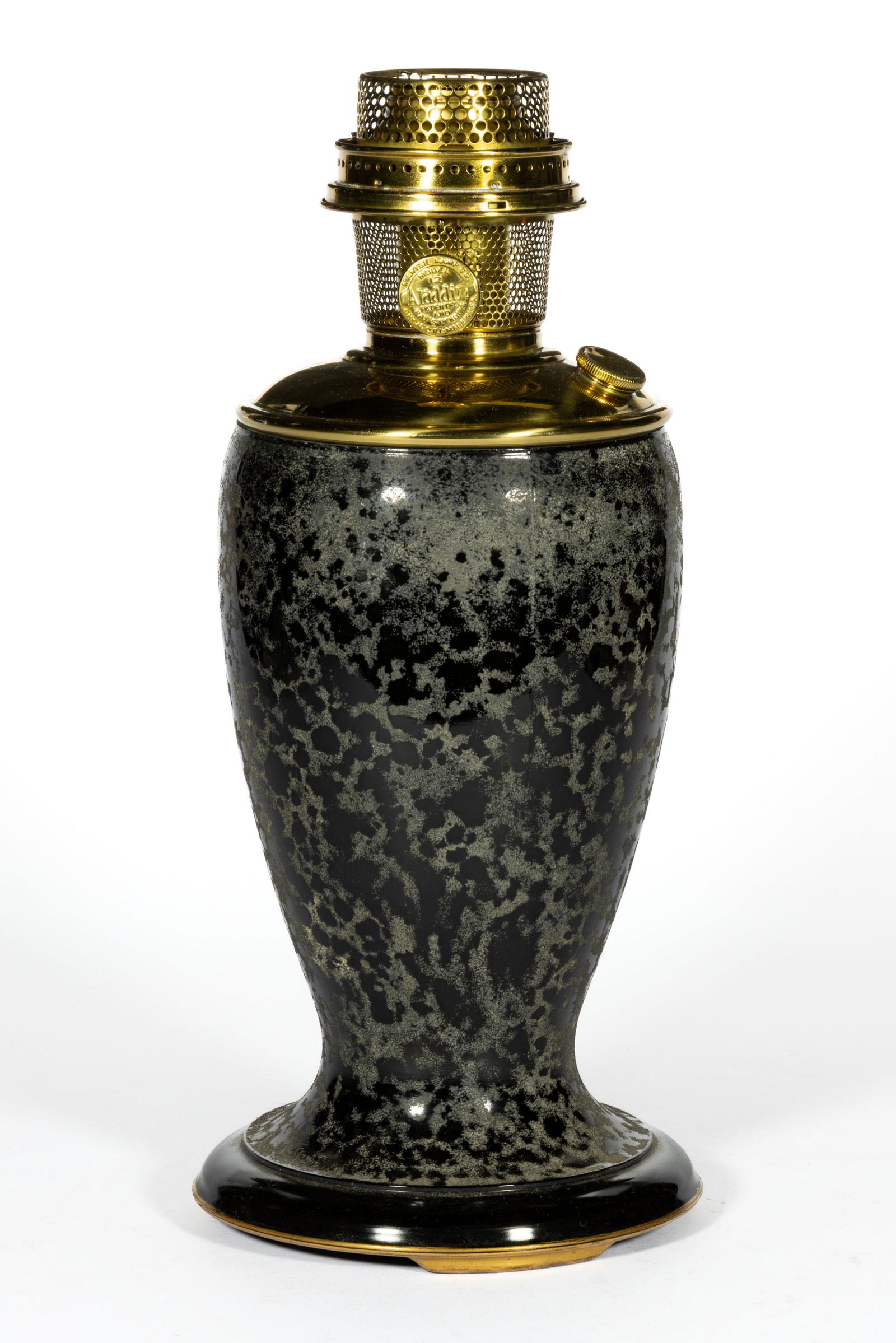 ALADDIN NO. 1248 VENETIAN ART-CRAFT KEROSENE VASE LAMP (1 of 1)