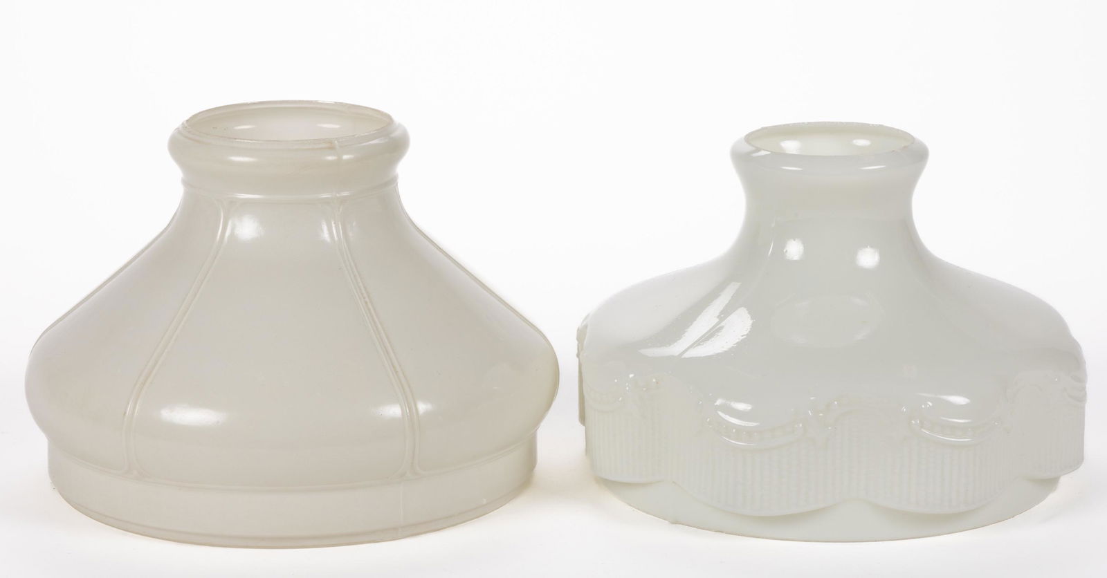 ALADDIN KEROSENE LAMP SHADES, LOT OF TWO (1 of 2)