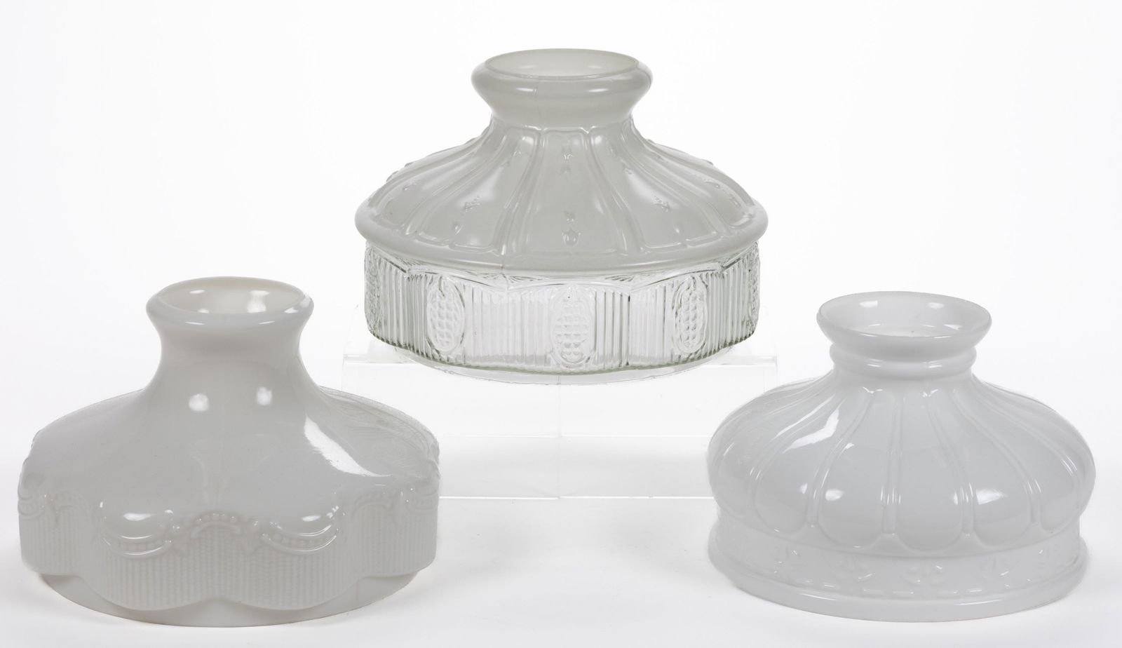 ASSORTED ALADDIN LAMP SHADES, LOT OF THREE (1 of 1)