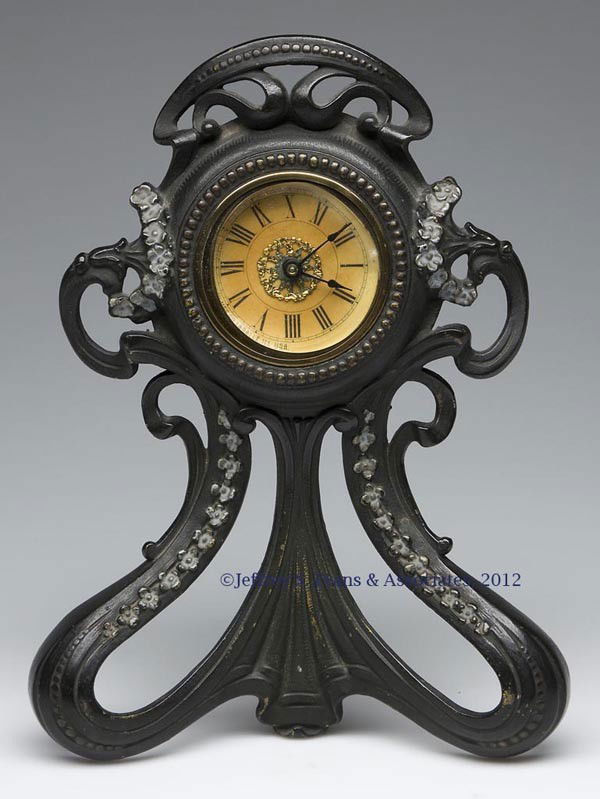 184 ART NOUVEAU WESTERN CLOCK CO. DRESSER CLOCK Feb 18, 2012