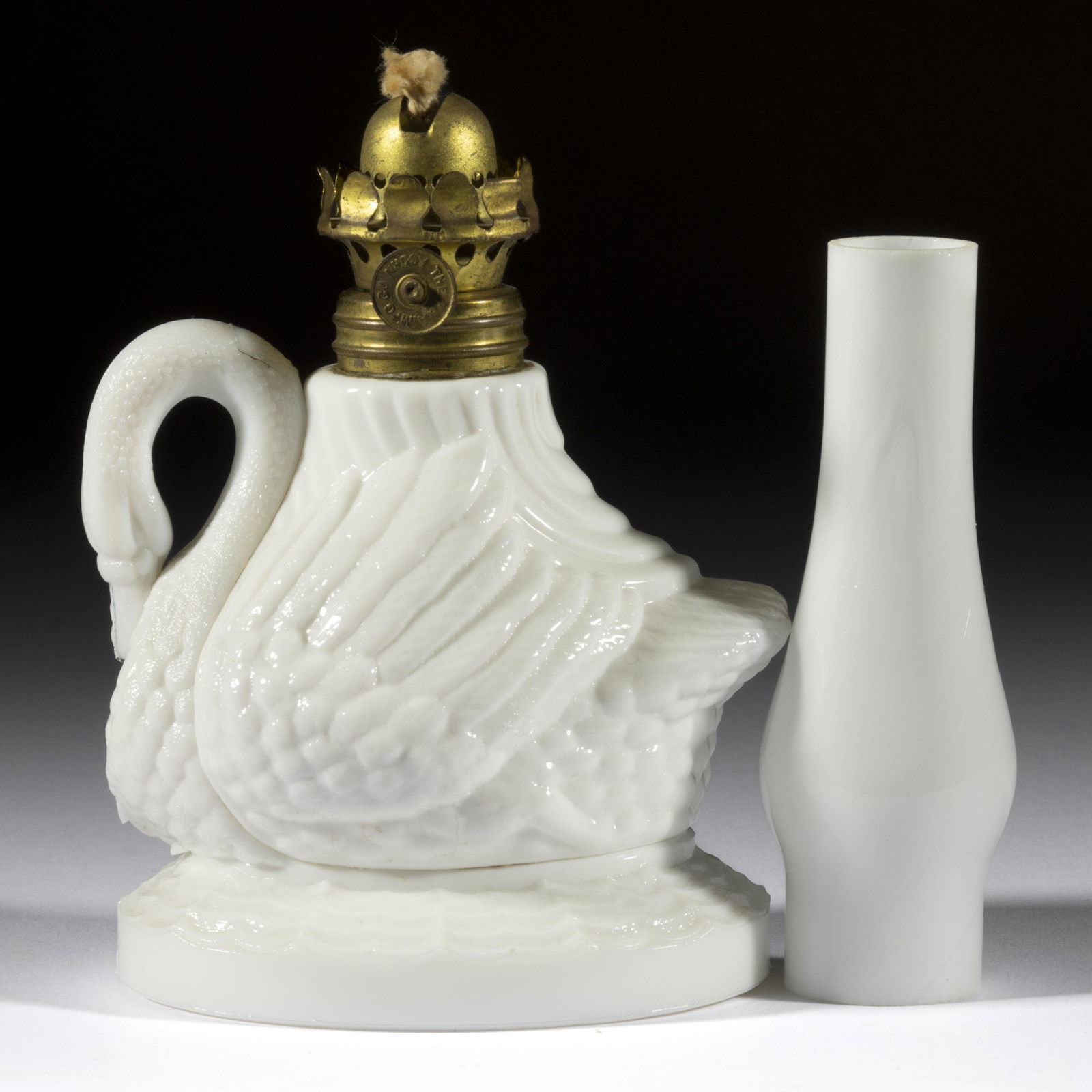 SWAN FIGURAL MINIATURE LAMP (1 of 1)