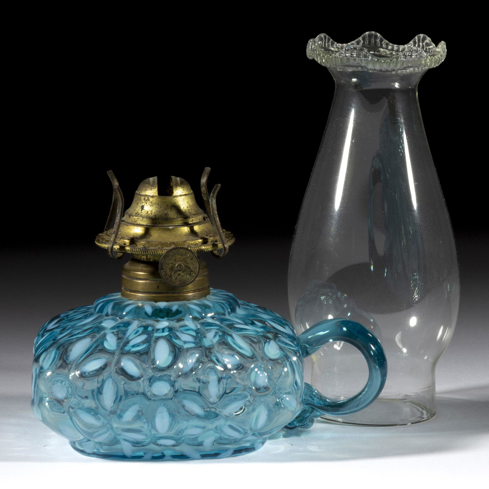 HOBBS NO. 341 / SNOWFLAKE KEROSENE FINGER LAMP (1 of 1)