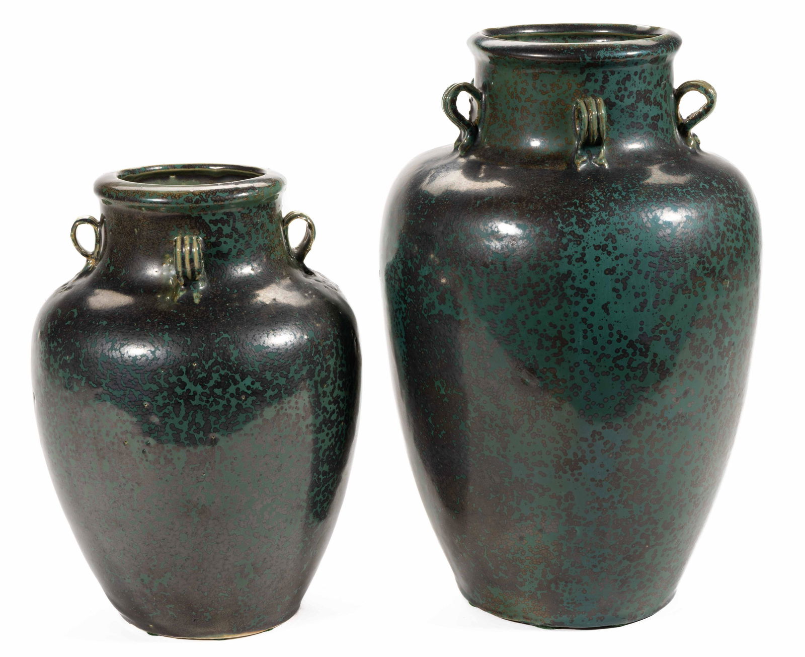 NORTH CAROLINA ART POTTERY JARS, LOT OF TWO (1 of 5)