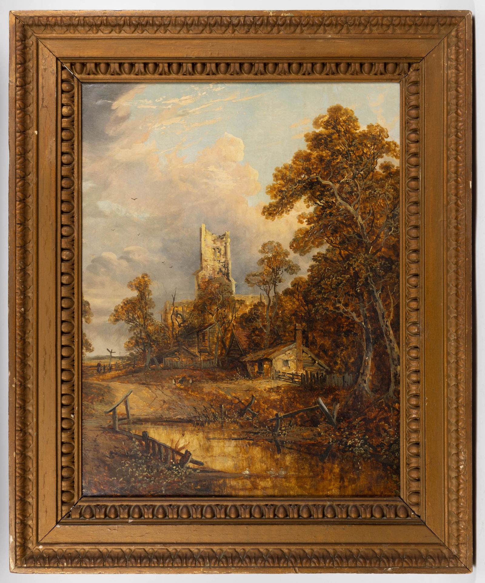 BRITISH SCHOOL (19TH CENTURY) LANDSCAPE PAINTING (1 of 7)