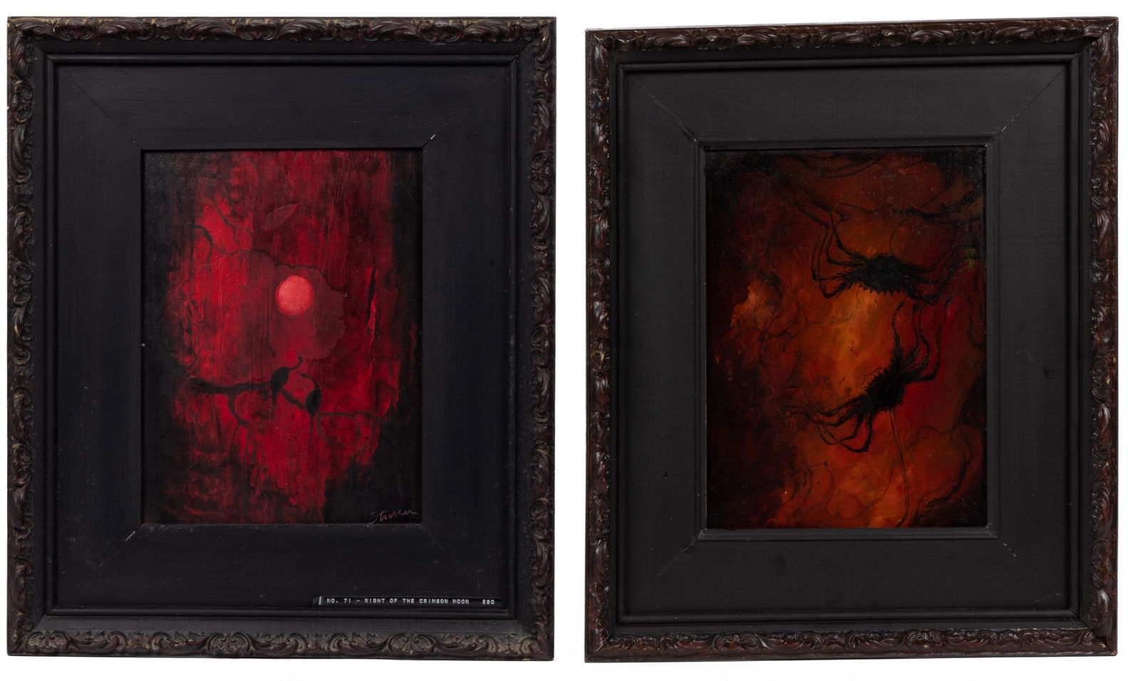 HELEN STRUVEN (MARYLAND, 1909-1986) FANTASY PAINTINGS, LOT OF TWO (1 of 8)