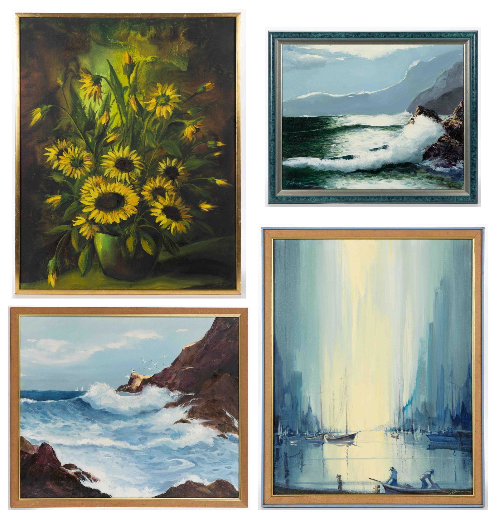 HELEN STRUVEN (MARYLAND, 1909-1986) NAUTICAL SCENES / STILL-LIFE PAINTING, LOT OF FOUR (1 of 5)