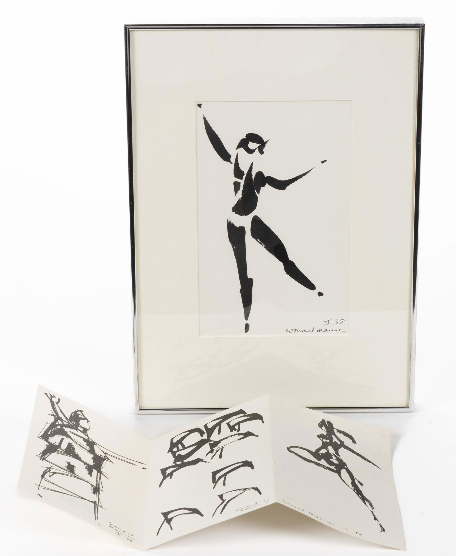 LEONARD MAURER (WASHINGTON, DC, 1904-1992) ABSTRACT (1 of 4)