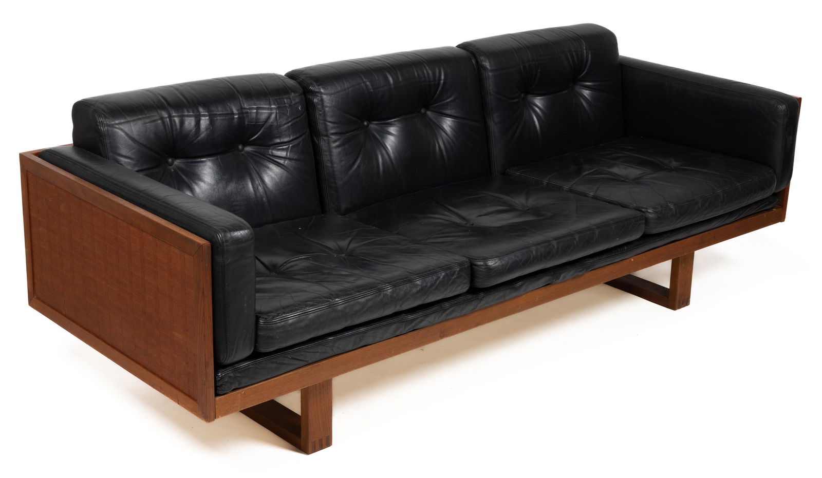 PAUL CADOVIUS FOR FRENCH & SON TEAK "GOVERNOR" SOFA (1 of 10)