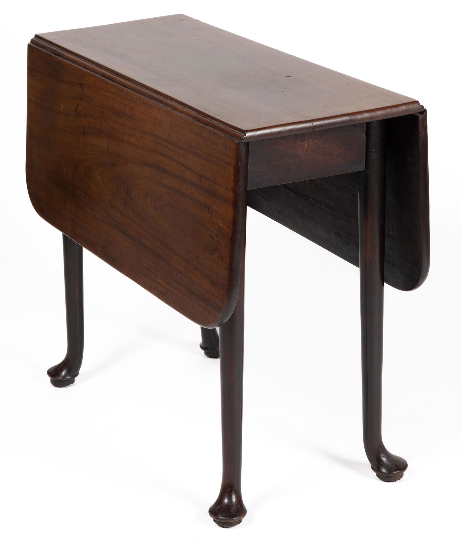 GEORGIAN MAHOGANY DIMINUTIVE FALL-LEAF TABLE (1 of 5)