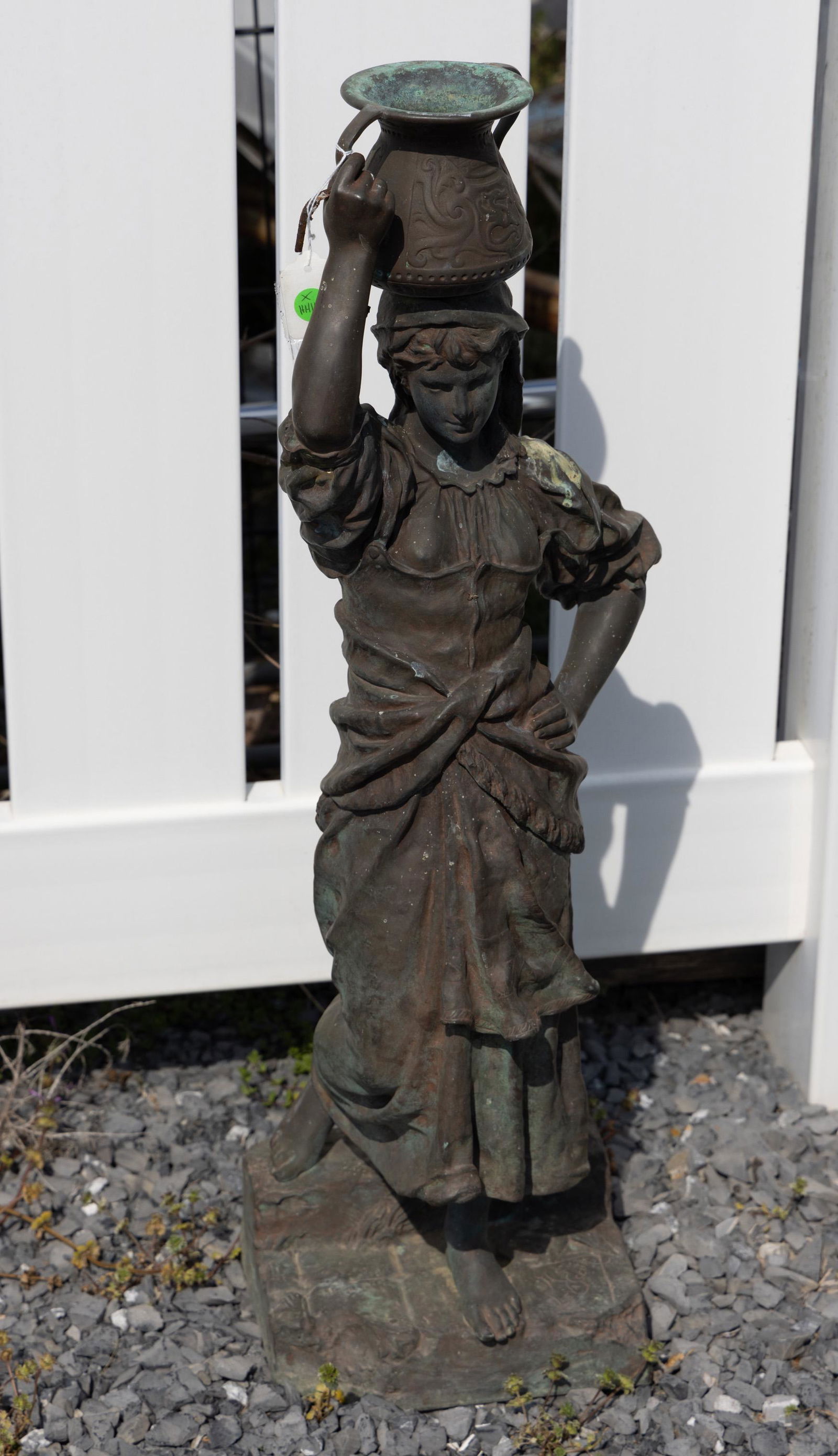 AFTER HENRI LOUIS LEVASSEUR (FRENCH, 1853-1934) BRONZE GARDEN STATUE (1 of 2)