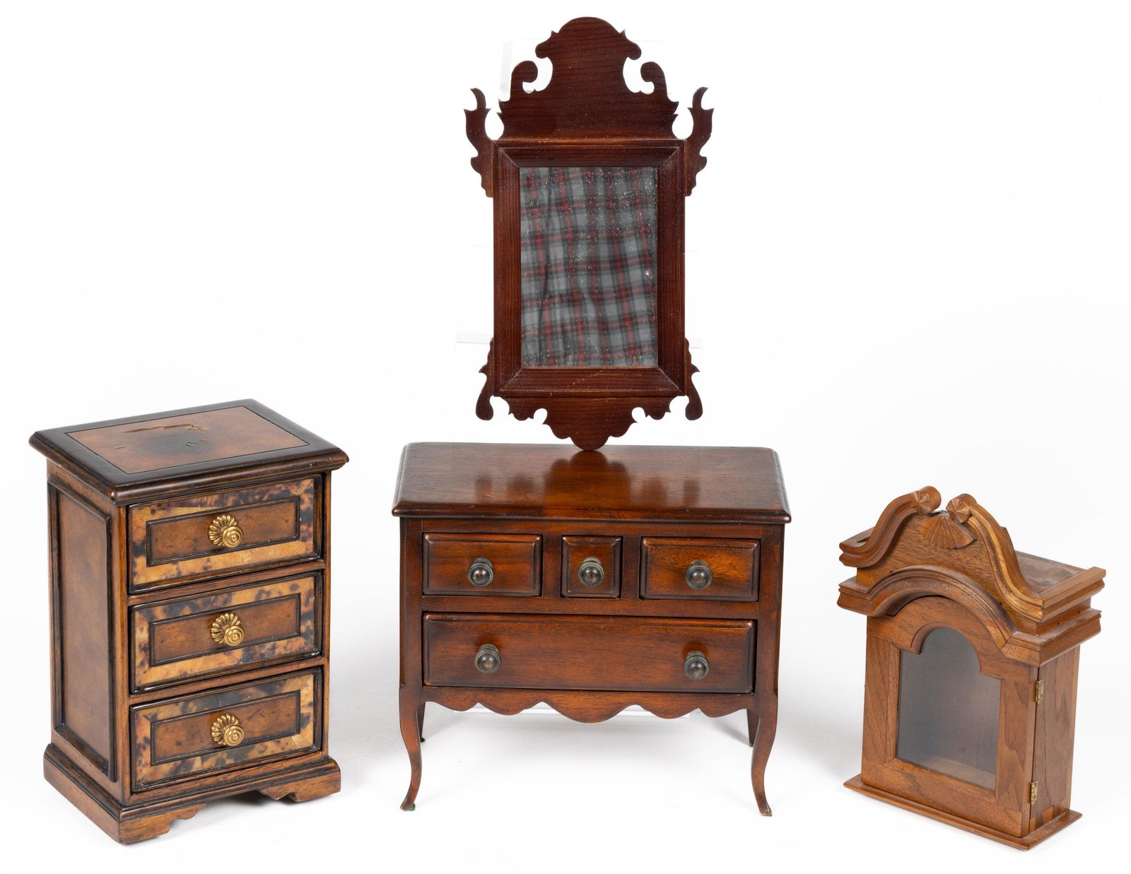 CONTEMPORARY MINIATURE FURNITURE, LOT OF FOUR (1 of 9)