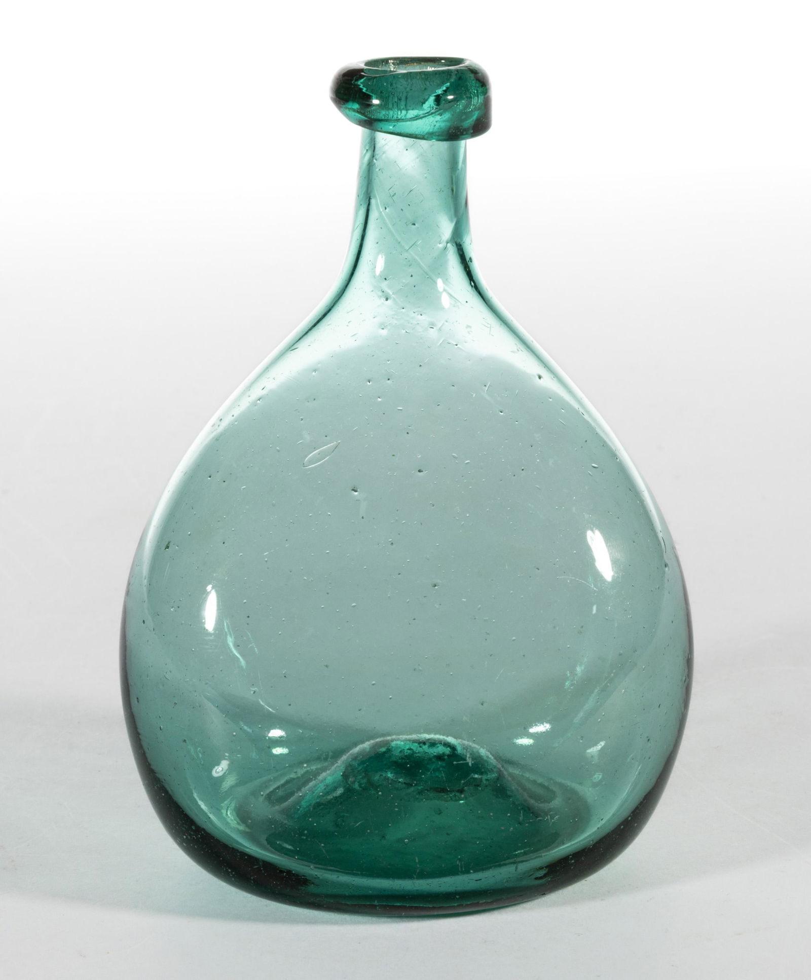 FREE-BLOWN CHESTNUT-FORM DIMINUTIVE FLASK / BOTTLE (1 of 6)