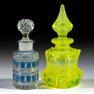 LOOP AND FRAMED CONVEX OVALS COLOGNE BOTTLE
