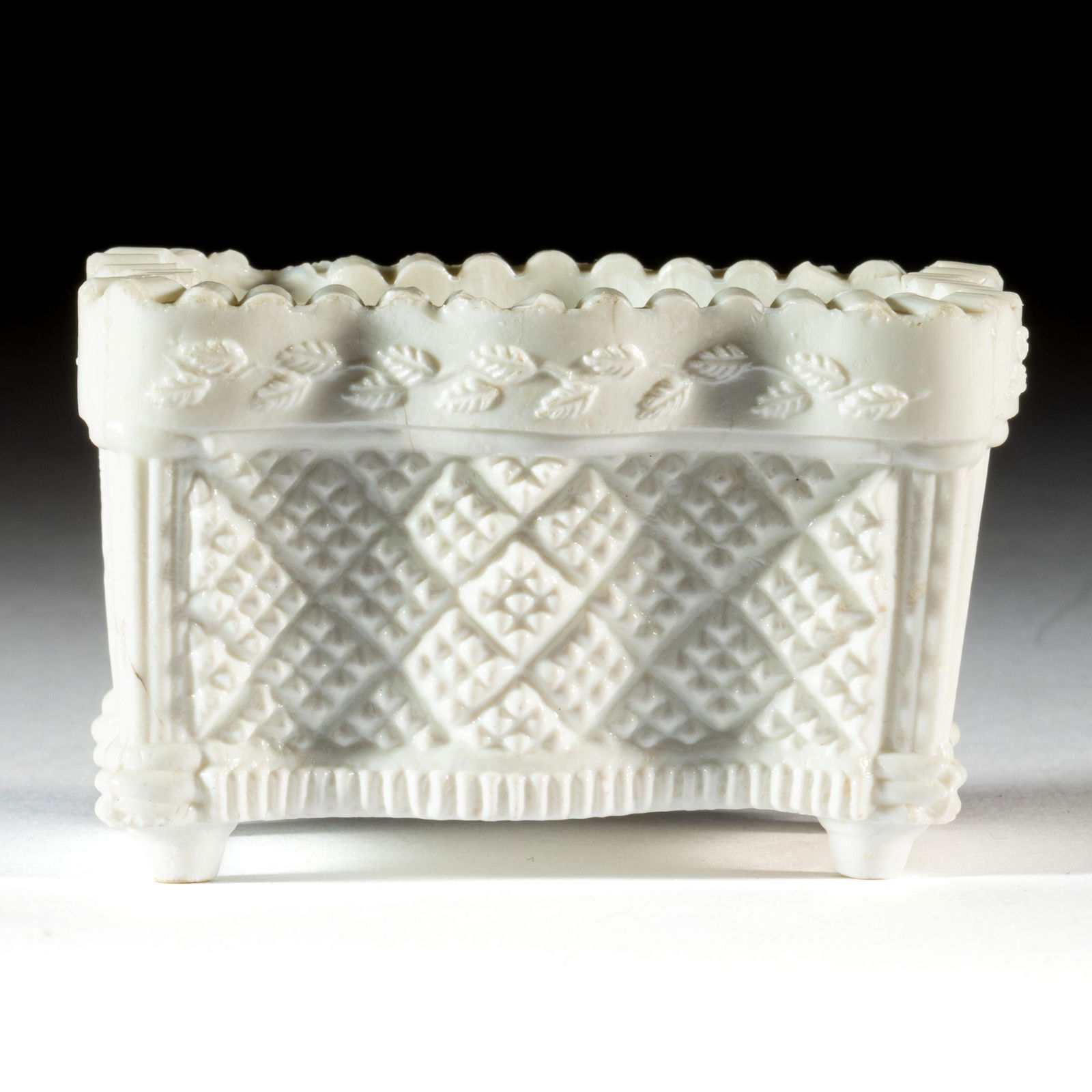 SD-4C WAVED STRAWBERRY DIAMOND PRESSED OPEN SALT (1 of 1)