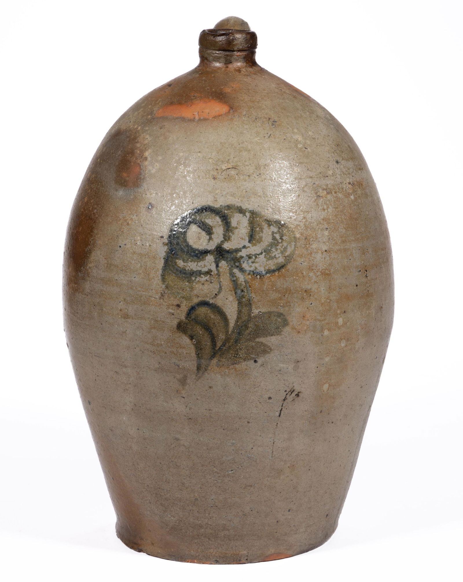 STAMPED "J.MILLER", ALEXANDRIA, VIRGINIA OR GEORGETOWN, DC DECORATED STONEWARE JUG (1 of 6)
