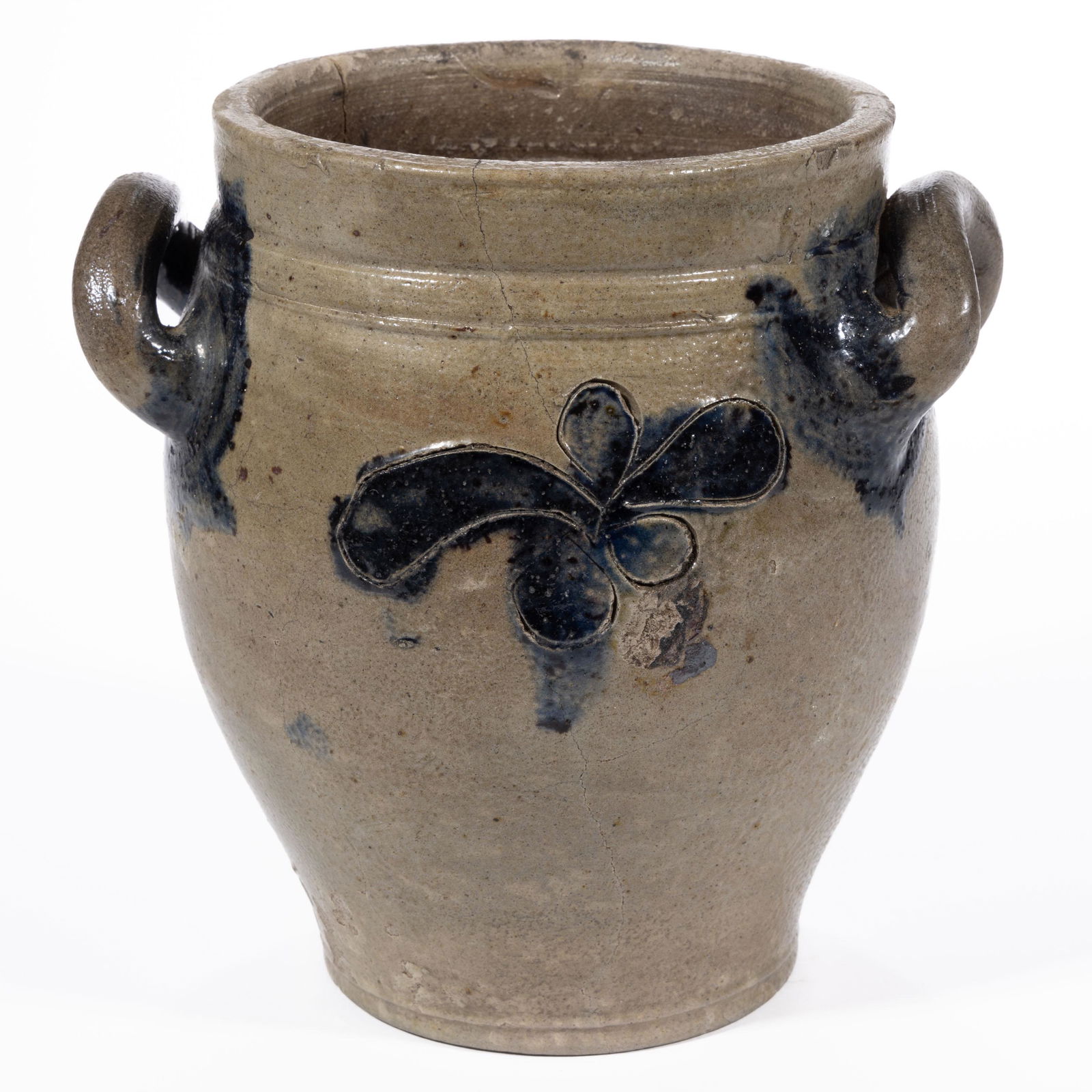 JOHN REMMEY III, MANHATTAN, NEW YORK DECORATED STONEWARE DIMINUTIVE JAR (1 of 5)