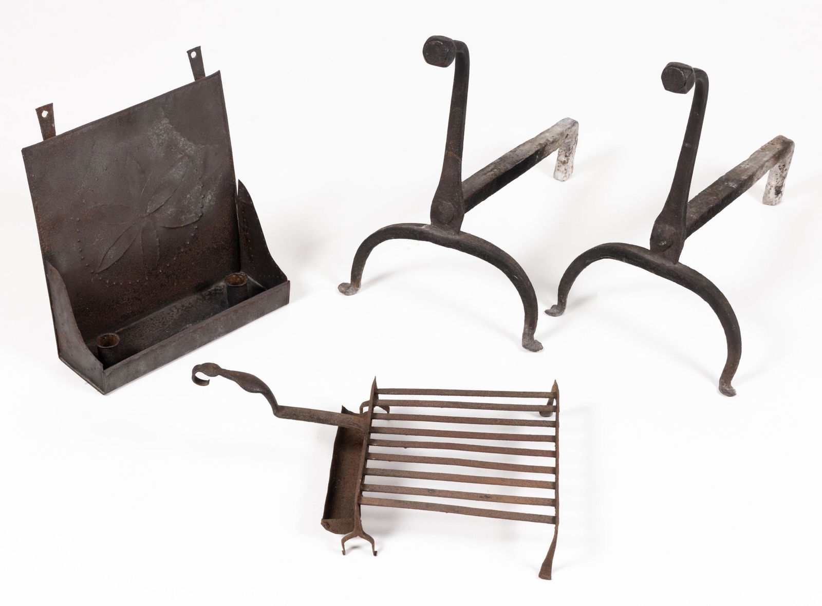 ASSORTED DOMESTIC / HEARTH ARTICLES, LOT OF FOUR (1 of 1)