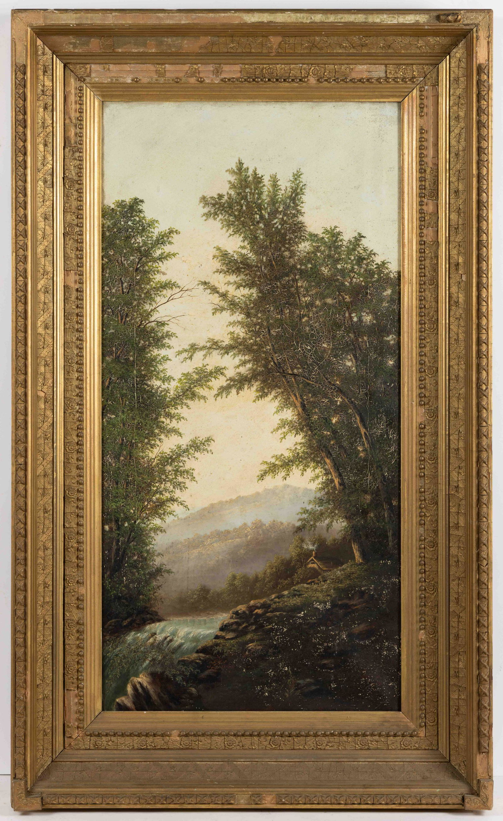 AMERICAN SCHOOL (19TH CENTURY) HUDSON RIVER LANDSCAPE PAINTING (1 of 6)