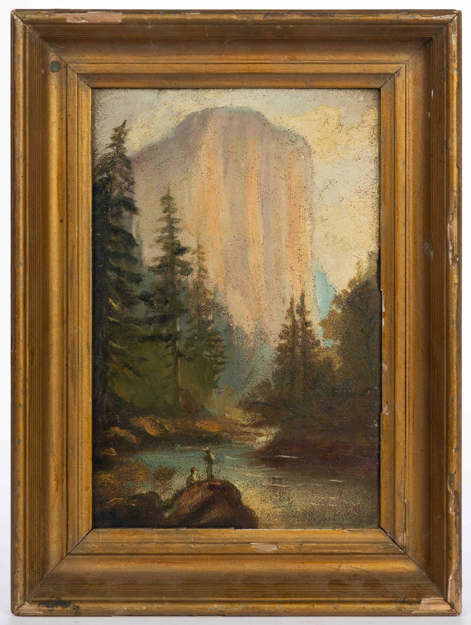AMERICAN SCHOOL (19TH CENTURY) YOSEMITE LANDSCAPE  (1 of 4)