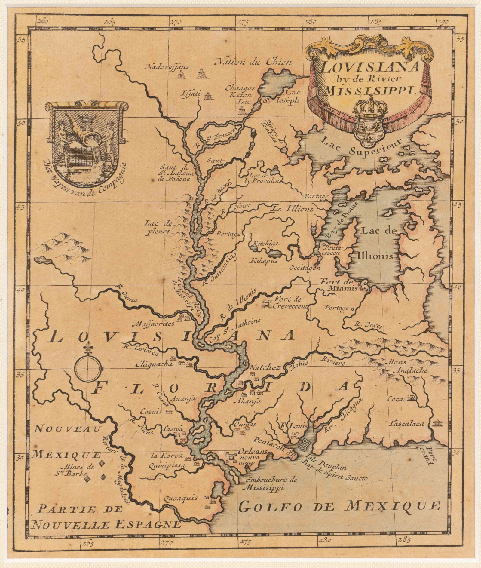 DUTCH LOUISIANA BY THE MISSISSIPPI RIVER MAP (1 of 3)