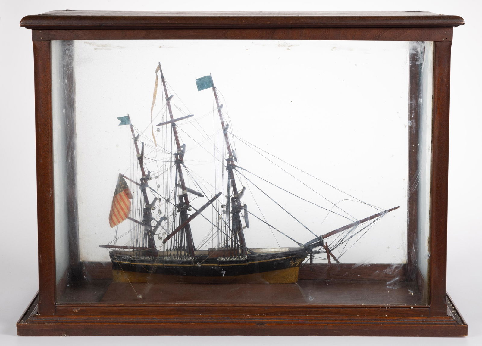 AMERICAN FOLK ART SHIP / MARITIME DIORAMA (1 of 3)