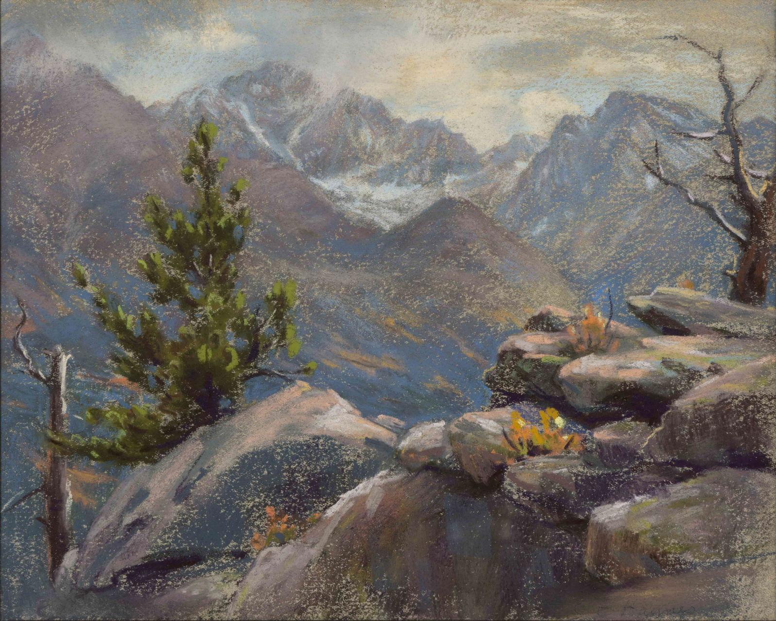 ELSIE HADDON HAYNES (COLORADO, 1881-1963) WESTERN LANDSCAPE (1 of 4)