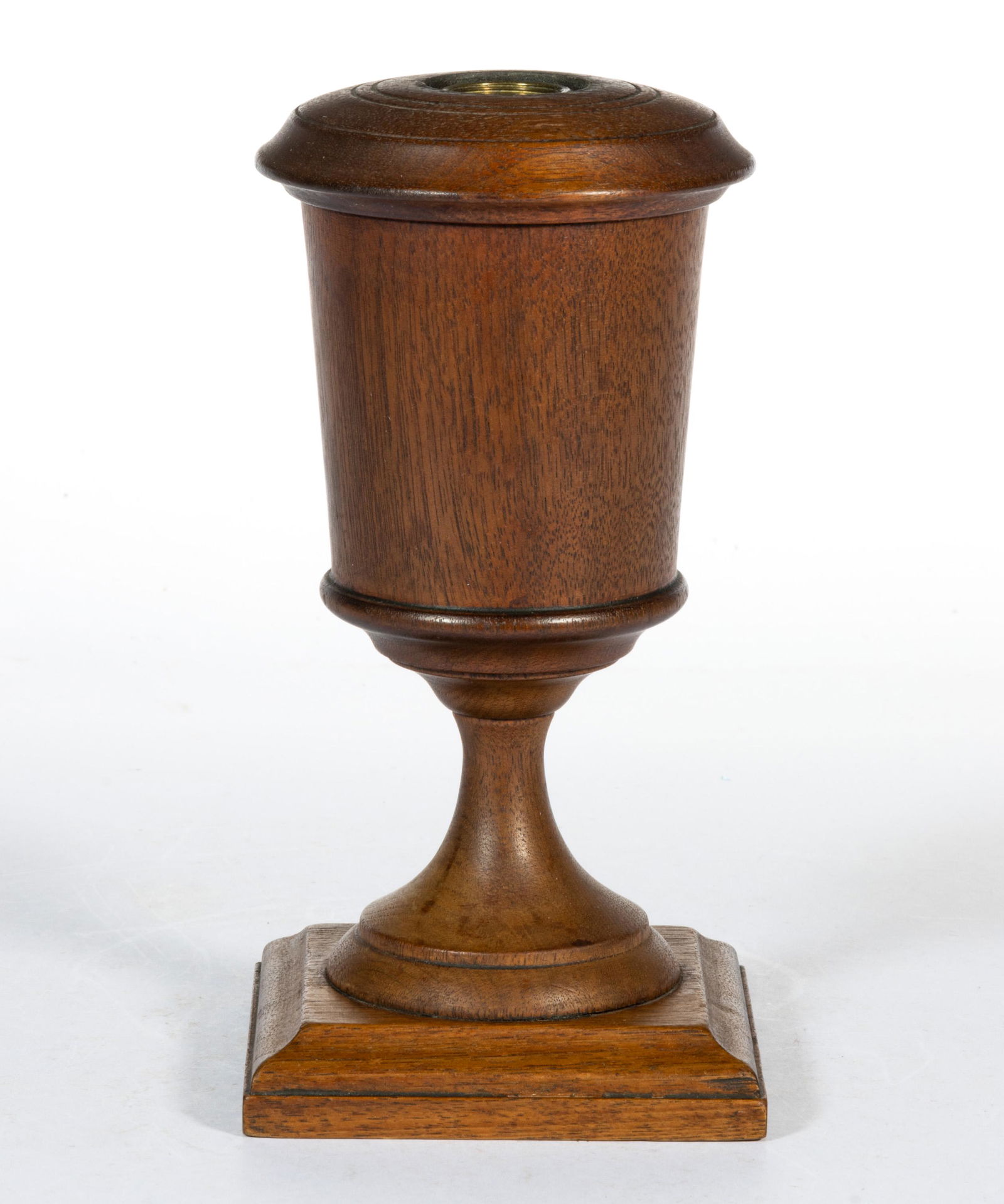 WOODEN G. M. STEVENS PATENTED KEROSENE VASE STAND LAMP (1 of 1)