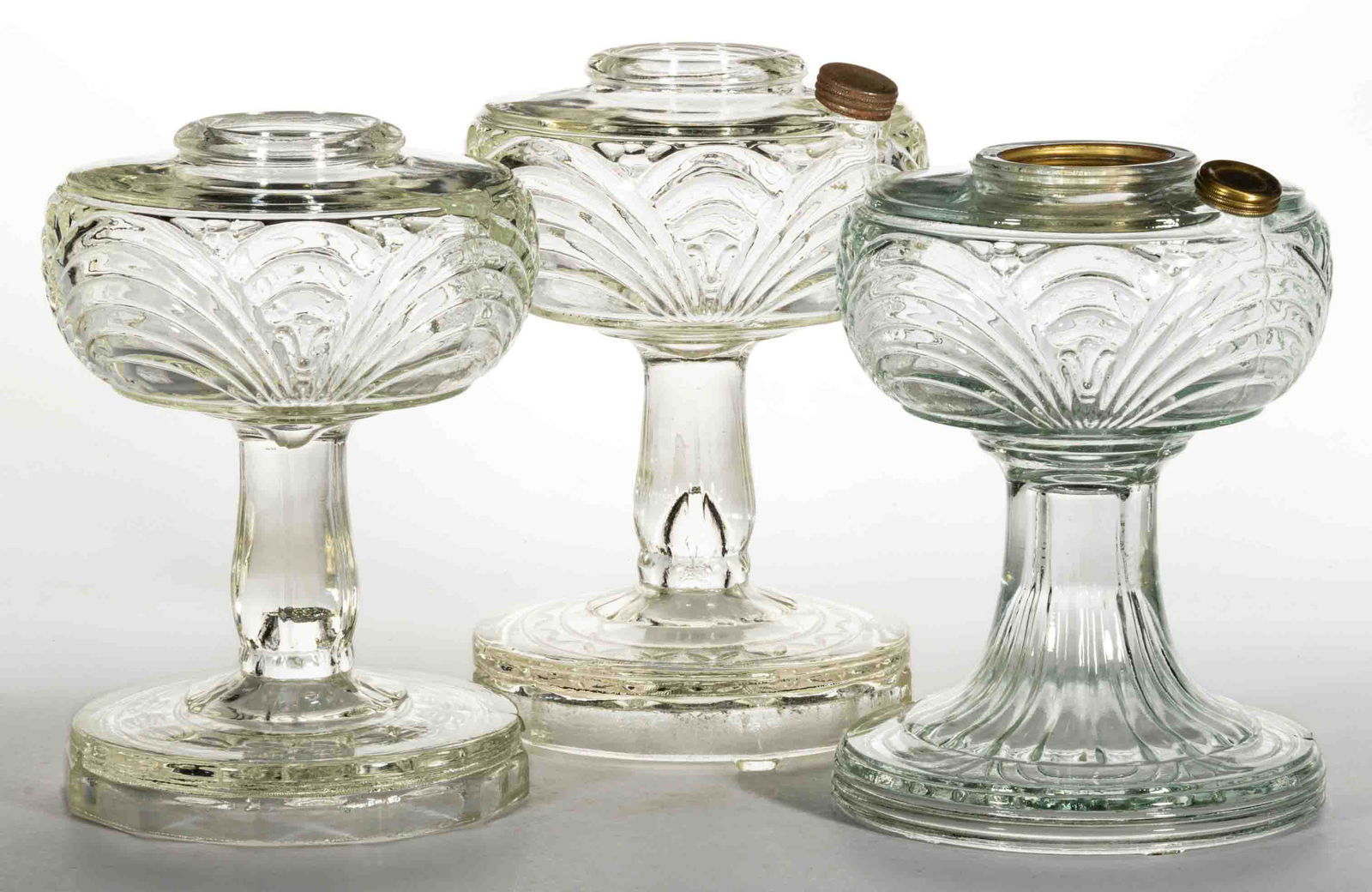 ALADDIN MODELS B-39, B-53, B-53X / WASHINGTON DRAPE KEROSENE STAND LAMPS, LOT OF THREE (1 of 1)