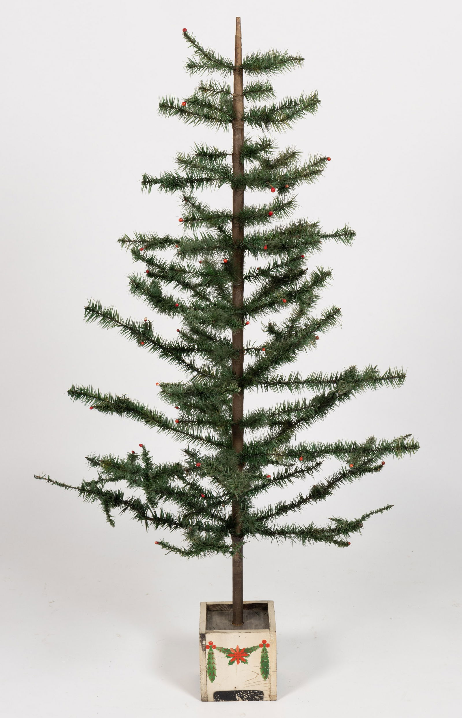 GERMAN LARGE FEATHER CHRISTMAS TREE (1 of 1)
