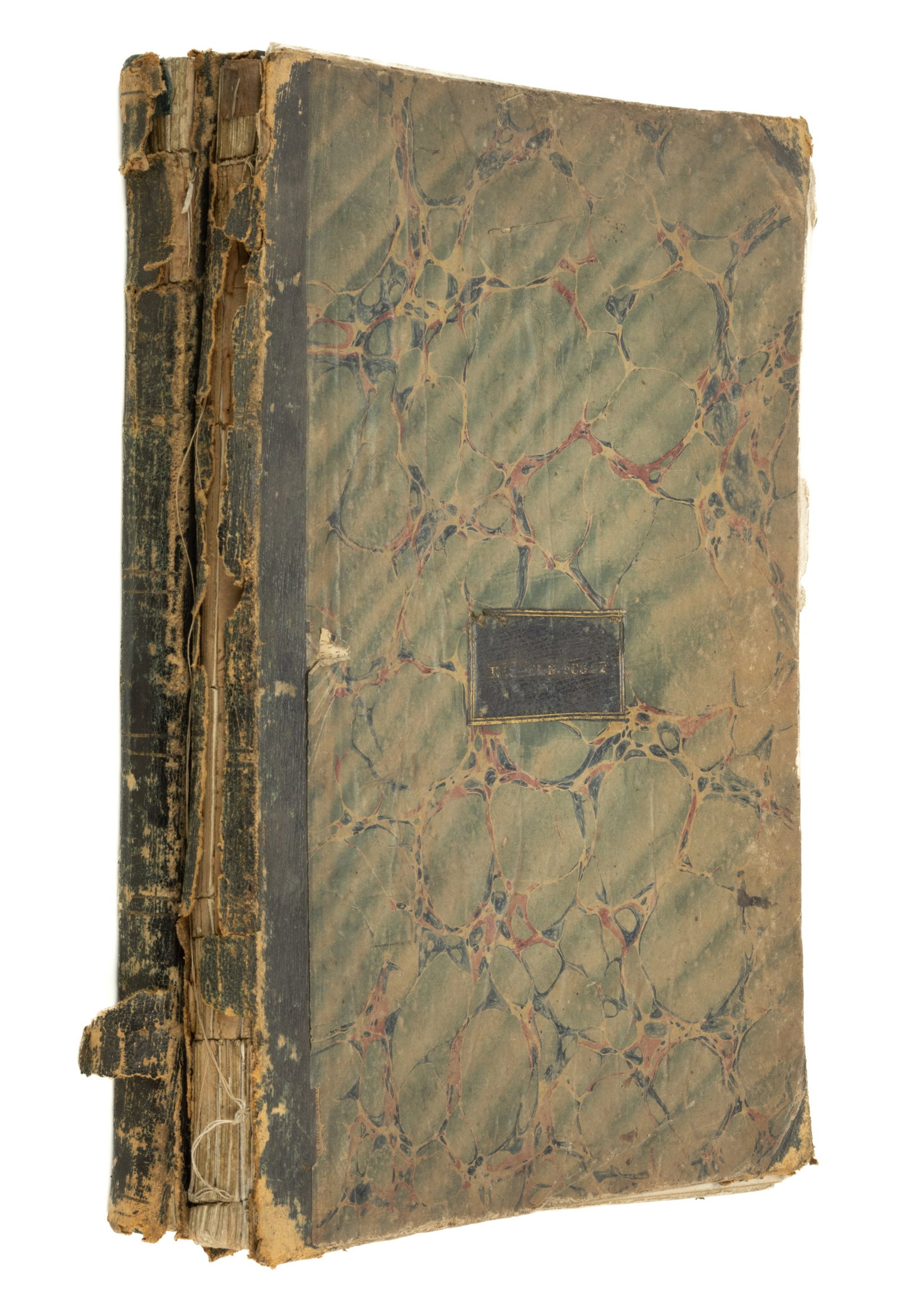 EARLY AMERICAN SHEET MUSIC, TWO BOUND VOLUMES: EARLY AMERICAN SHEET MUSIC, TWO BOUND VOLUMES, some with engraved pictorial covers including Grobe, The Battle of Buena Vista, dedicated to Gen. Z. Taylor, 1847; and Dodworth, Ocean Wav