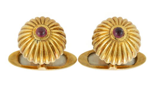 Gold Cufflinks, Tie Pins & Tie Clips