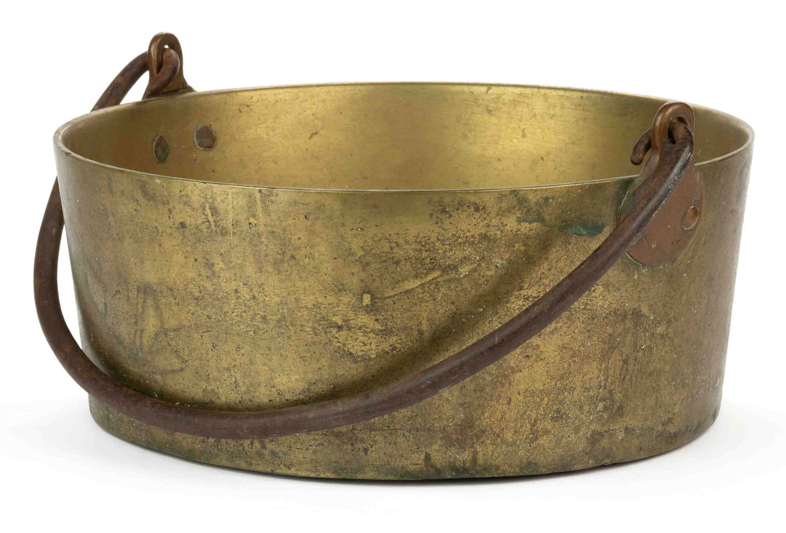 AMERICAN / ENGLISH CAST-BRONZE HEARTH KETTLE (1 of 1)