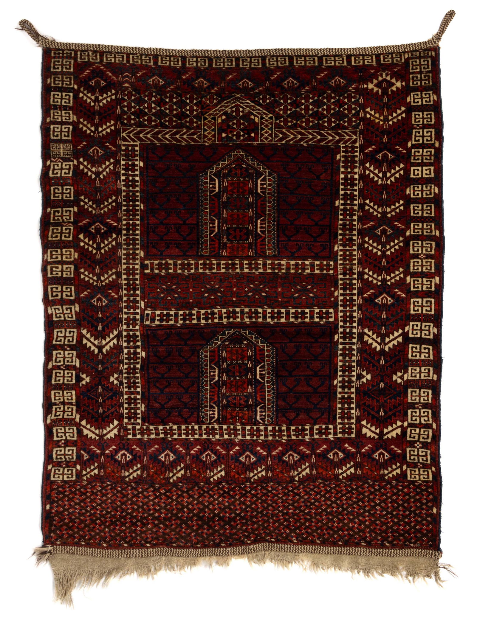 ANTIQUE TURKOMAN TEKKE ENSI SCATTER RUG (1 of 6)