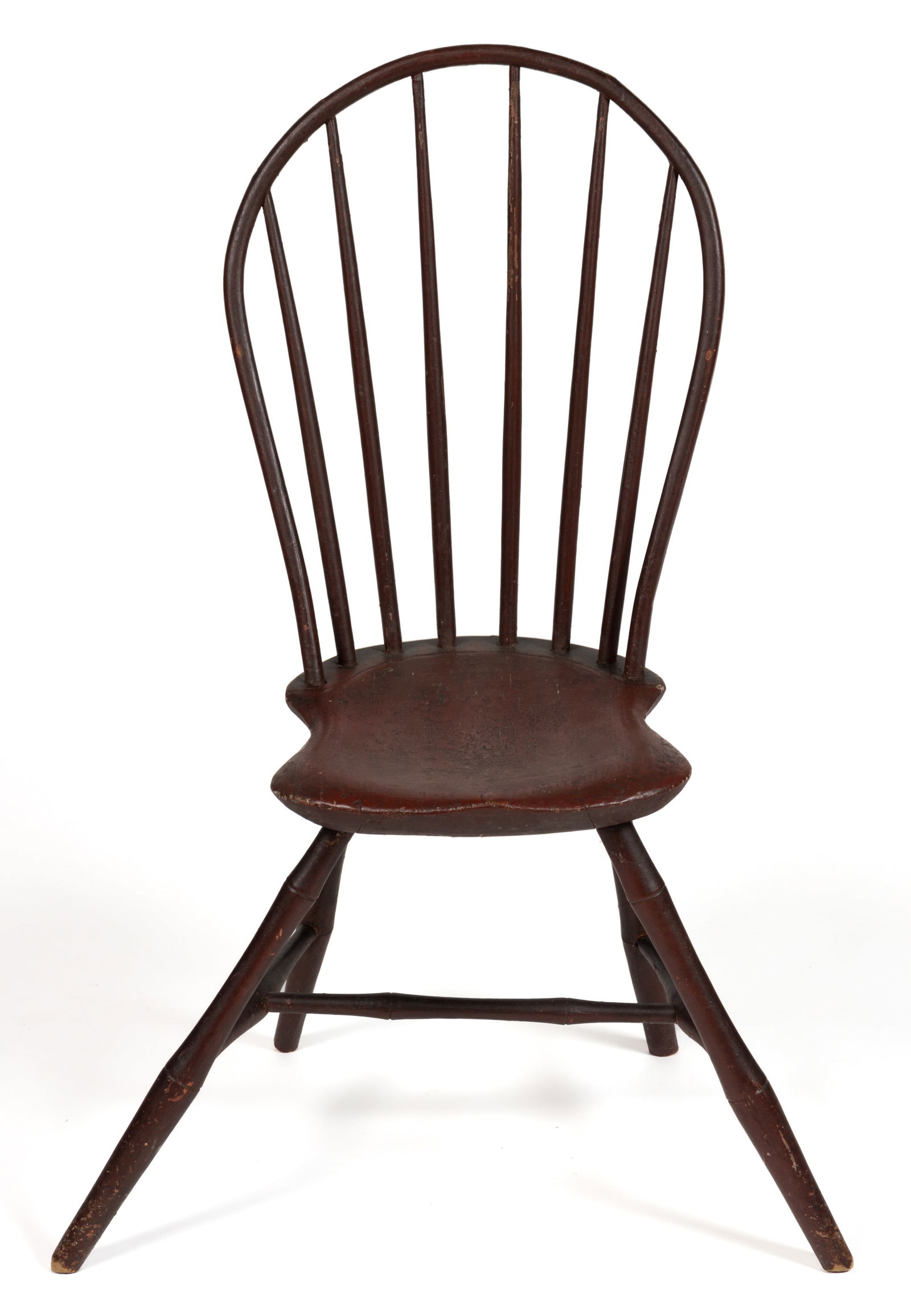 AMERICAN PAINTED BOW BACK WINDSOR SIDE CHAIR (1 of 4)