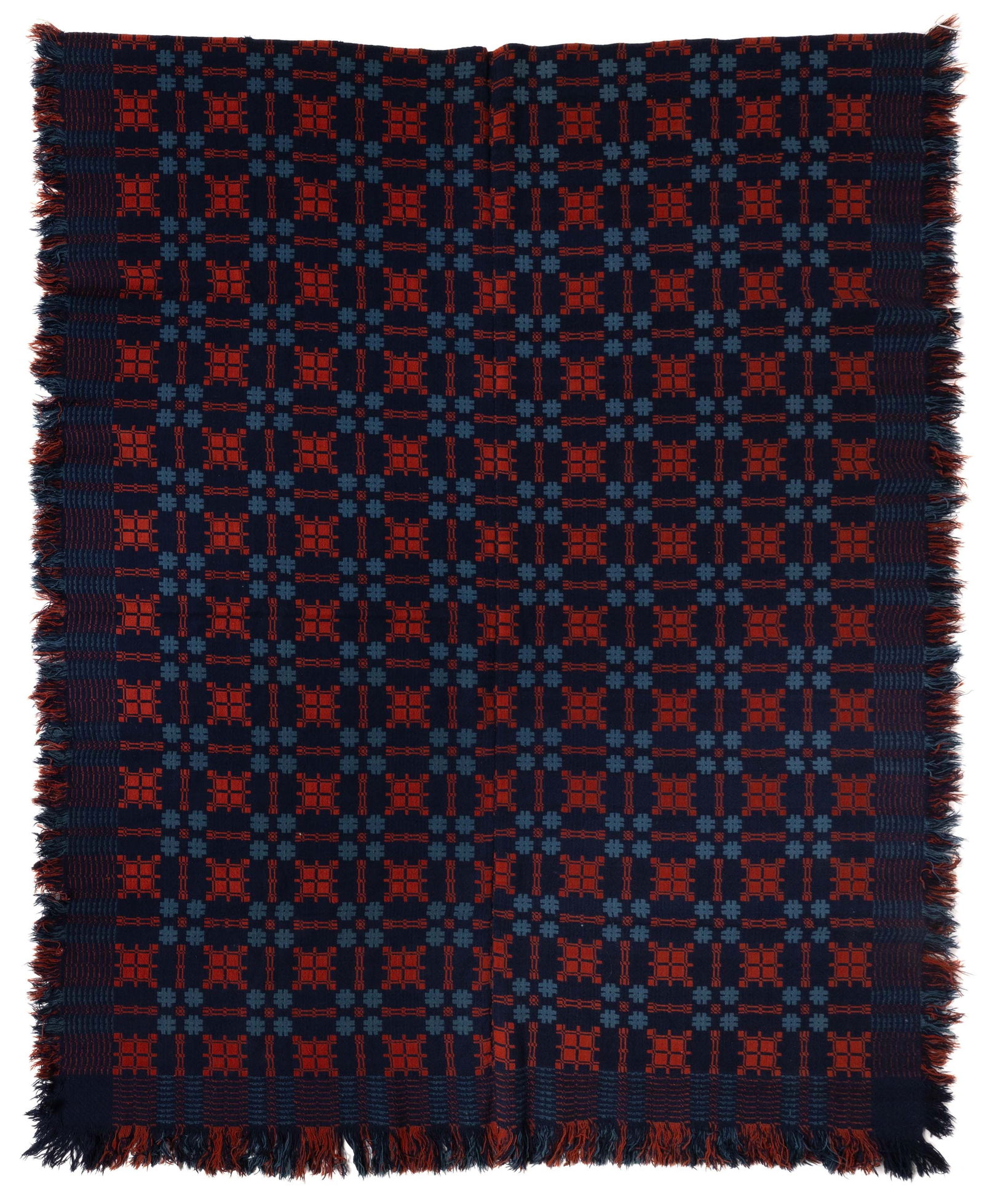 AMERICAN DOUBLE WEAVE COVERLET (1 of 4)