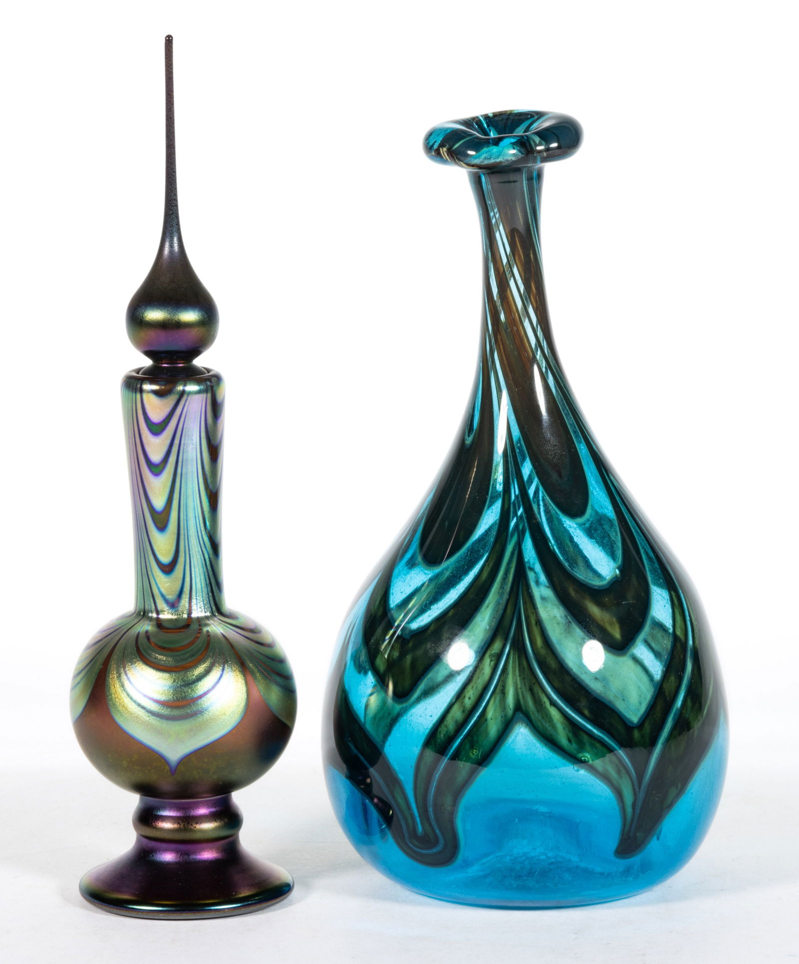 AMERICAN STUDIO GLASS ARTICLES, LOT OF TWO (1 of 1)