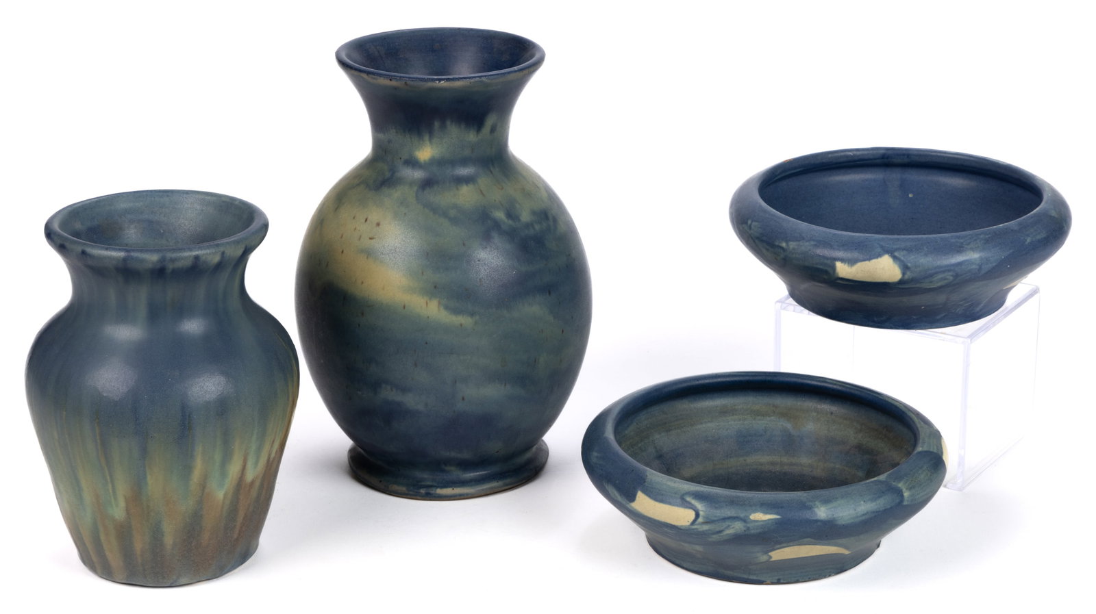 AMERICAN ARTS & CRAFTS ART POTTERY ARTICLES, LOT OF FOUR (1 of 1)